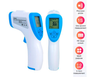 How to use an infrared thermometer to test skin temperature